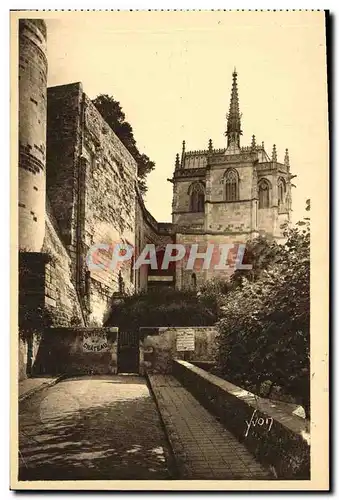 Cartes postales Amboise Chateau Chapelle Saint Hubert et la Tour Heurtault