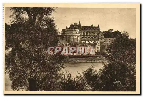 Cartes postales Amboise Chateau Vue Generale Prise des Bords de la Loire