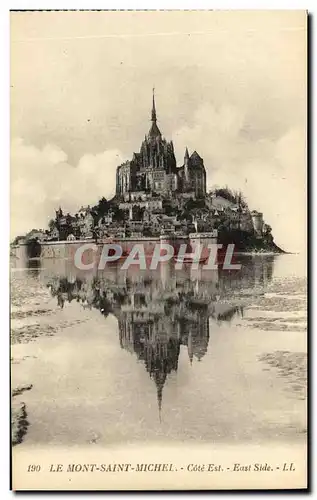 Cartes postales Le Mont Saint Michel Cote Sud Est