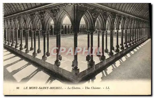 Cartes postales Le Mont Saint Michel Le Cloitre