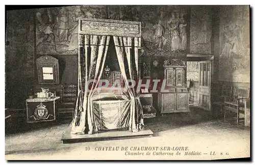 Cartes postales Chaumont Sur Loire Chambre de Catherine de Medicis