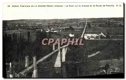 Cartes postales La Roche Posay Station Thermale de La Porte sur la Creuse et la Royute de Preuilly