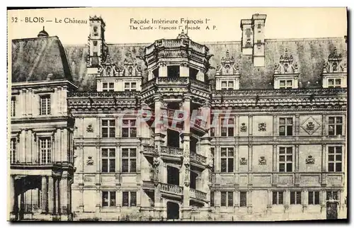 Ansichtskarte AK Blois La Chateau Facade Interieure Francois 1er