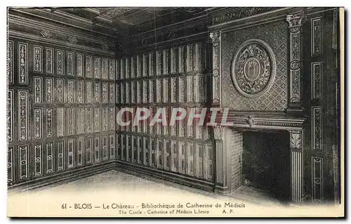 Cartes postales Blois La Chateau Bibliotheque de Catherine de Medicis