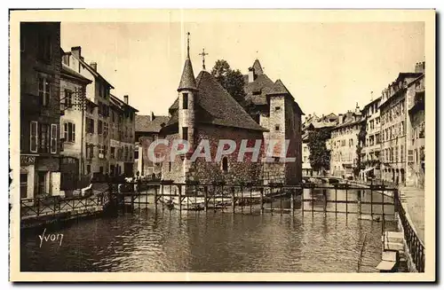 Ansichtskarte AK Annecy Le Palais de L lsle et le Canal du Thiou