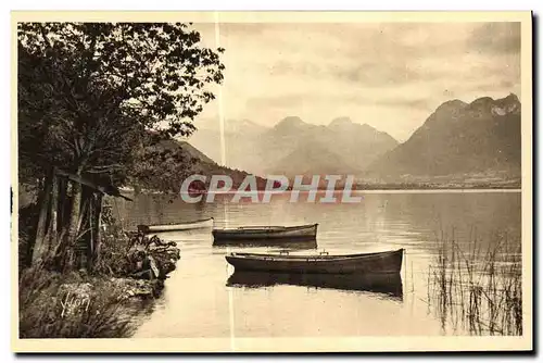 Cartes postales Annecy Le Bout du Lac et le Massif des Bauges