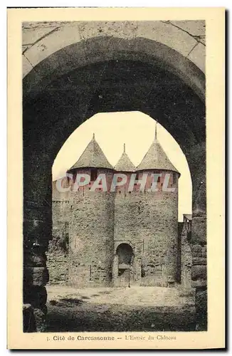 Cartes postales Cite de Carcassonne Entree du Chateau