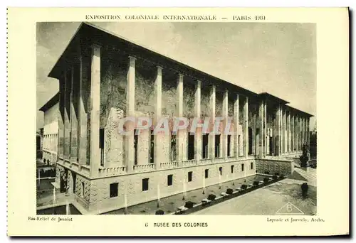 Ansichtskarte AK Exposition Colonlale Internationale Paris 1931 Musee des colonies