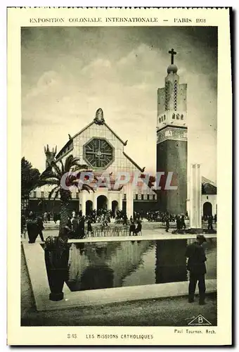 Cartes postales Exposition Colonlale Internationale Paris 1931 Les missions catholiques