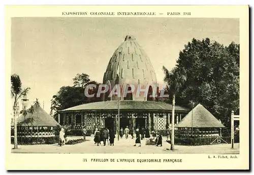 Ansichtskarte AK Exposition Colonlale Internationale Paris 1931 Pavillon De L Afrique Equatoriale Francaise