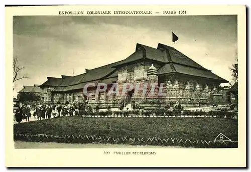Ansichtskarte AK Exposition Colonlale Internationale Paris 1931 Pavillon Neerlandais