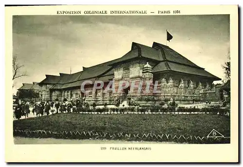 Cartes postales Exposition Colonlale Internationale Paris 1931 Pavillon Neerlandais