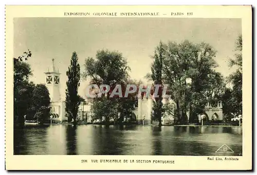 Ansichtskarte AK Exposition Colonlale Internationale Paris 1931 Vue d ensemble de la section portugaise