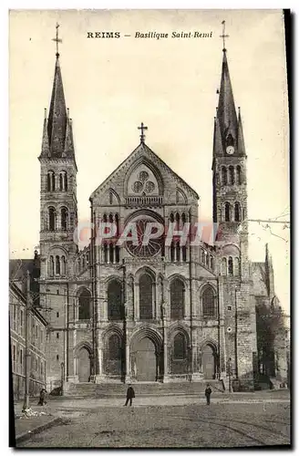 Cartes postales Reims Basilique Saint Remi