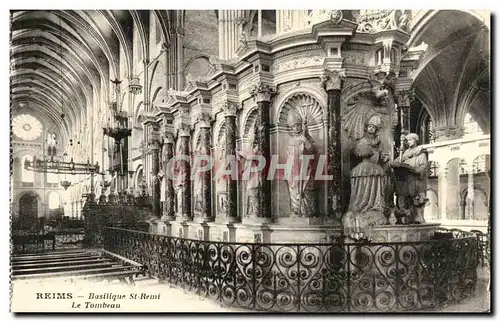 Cartes postales Reims Basilique Saint Remi Le Tombeau