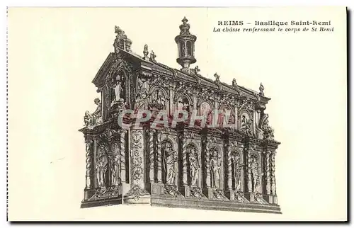 Cartes postales Reims Basilique Saint Remi Le Chasse Renfermant le Corps de St Remi