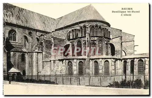 Cartes postales Reims Basilique Saint Remi L abside