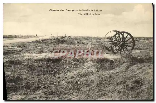 Cartes postales Chemin des Dames Le Moulin de Laflaux Militaria