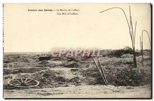 Ansichtskarte AK Chemin des Dames Le Moulin de Laffaux Militaria