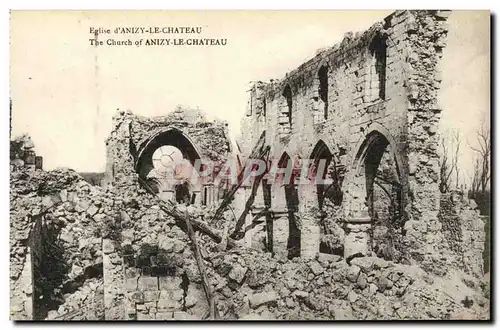 Cartes postales Anizy Le Chateau Militaria