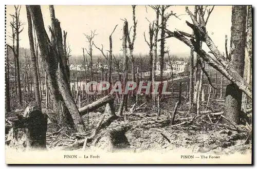 Cartes postales Pinon La Foret Militaria