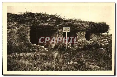 Cartes postales Fort de Douaumont Abri Classe vestige de Guerre Militaria