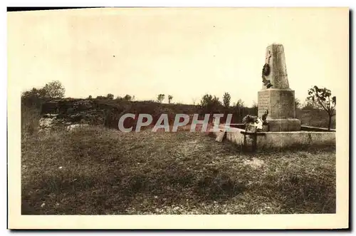 Cartes postales Fort de Douaumont Monument du 74eme Bataillon RI Militaria