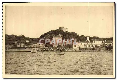 Ansichtskarte AK Les Iles D Hyeres Le Village de Porquerolles et le Fort Sainte Agate