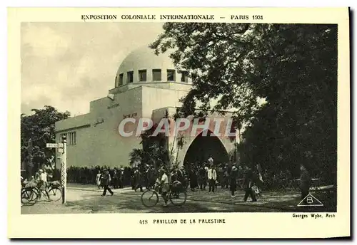 Cartes postales Paris Exposition Coloniale Internationale 1931 Pavillon De La Palestine