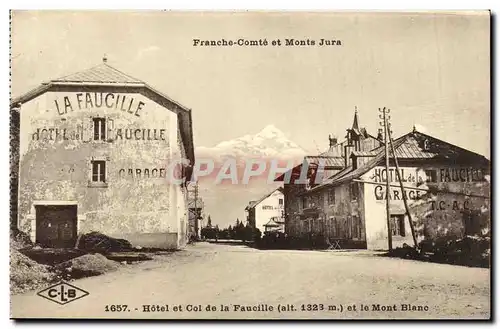 Ansichtskarte AK Saint Claude Franche Comte et Monts Hotel du col de la Faucille et le Mont Blanc