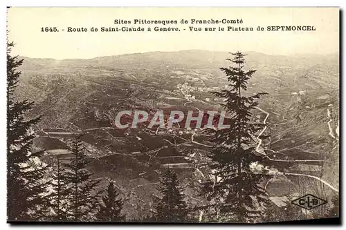Cartes postales Saint Claude a Geneve Vue sur le Plateau de Septmoncel