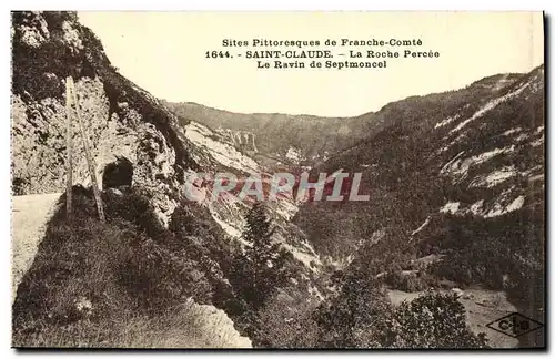 Cartes postales Saint Claude La Roche Percee Le Ravin de Septmoncel