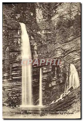 Cartes postales Saint Claude Cascade du Flumen