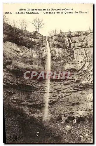 Cartes postales Saint Claude Cascade de la Queue de Cheval
