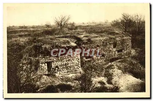 Ansichtskarte AK Fort De Vaux Fosses de Gorge Militaria