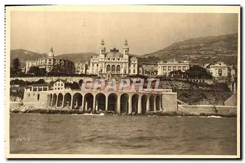 Cartes postales Cote D Azur Monte Carlo Le Casino et la Tir aux Pigeons