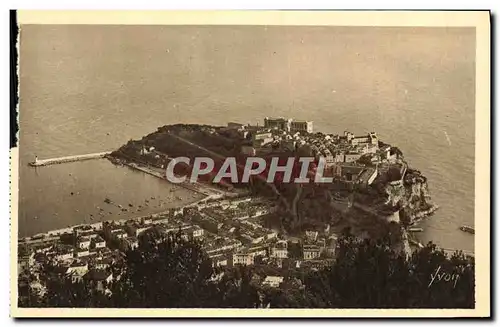 Cartes postales Cote D Azur Monte Carlo Le Rocher de Monaco Vu de la Grande Corniche