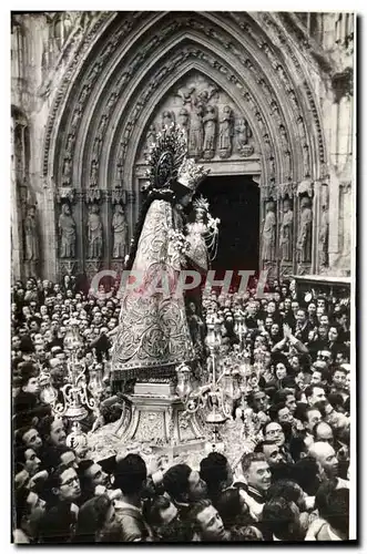 Cartes postales Valencia Traslade de la Virgen Desde Sur Real Capille a la Catedral