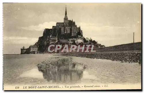 Cartes postales Le Mont Saint Michel Vue generale