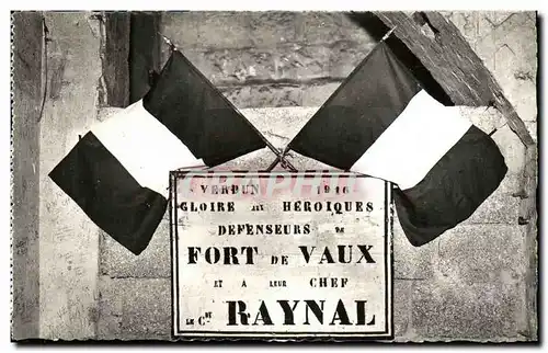 Cartes postales Le Fort De Vaux Entree Du Fort Pour la Visite Militaria