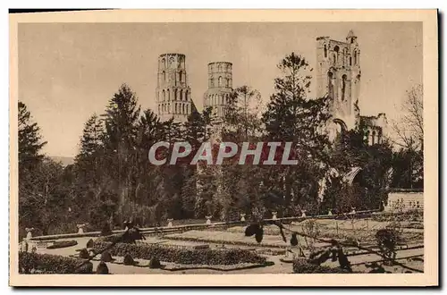 Ansichtskarte AK Ancienne Abbaye De Jumieges Les ruines d ensemble