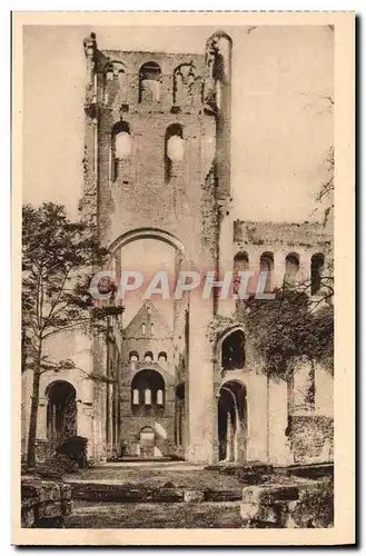 Ansichtskarte AK Ancienne Abbaye De Jumieges Eglise ND vue prise du choeur