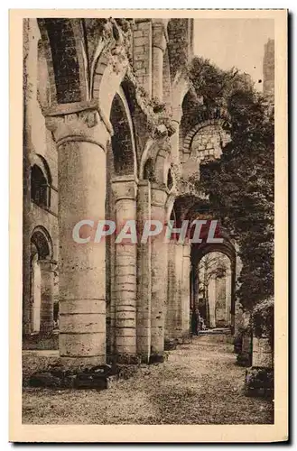 Cartes postales Ancienne Abbaye De Jumieges Eglise Notre Dame Bas Cote Sud