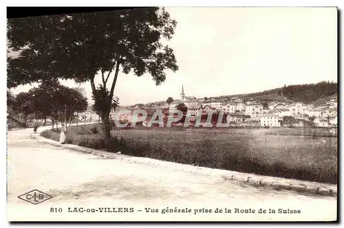 Cartes postales Lac Ou Villers Vue Generale Prise de la Route de la Suisse