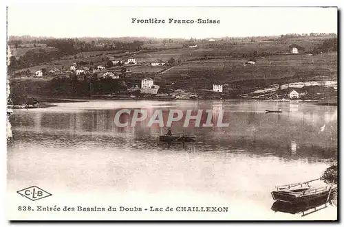 Cartes postales Lac Ou Villers Frontiere Franco Suisse