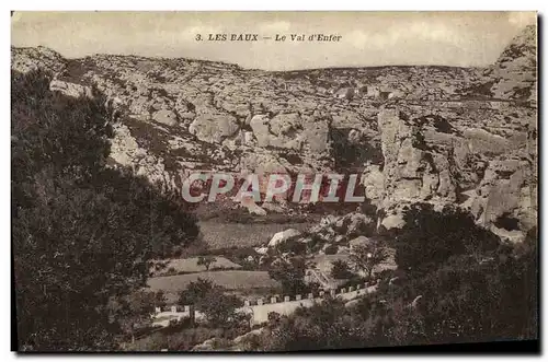 Ansichtskarte AK Les Baux Le Val d Enfer