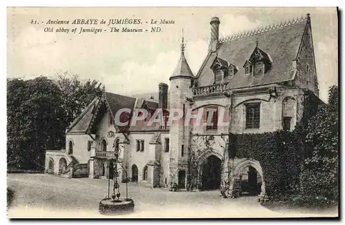 Cartes postales Ancienne Abbaye de Jumieges Musee