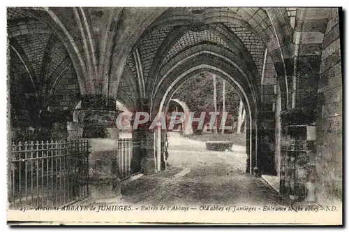 Ansichtskarte AK Ancienne Abbaye de Jumieges Entree de L Abbaye