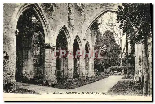 Cartes postales Ancienne Abbaye de Jumieges