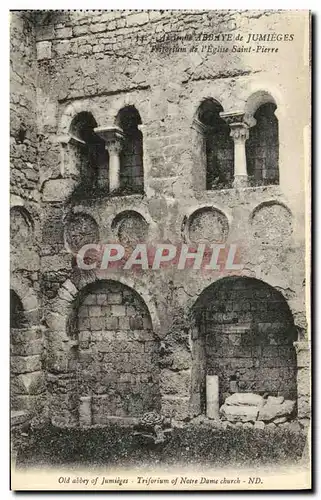 Ansichtskarte AK Ancienne Abbaye de Jumieges Tritorium de L Eglise Saint Pierre